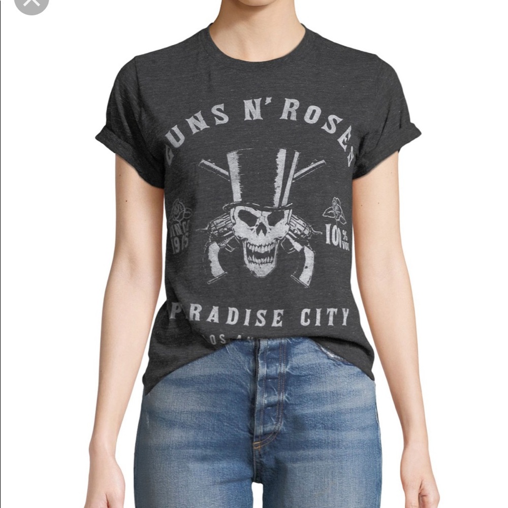 ISO Alice + Olivia Guns N’ Roses shira tee S